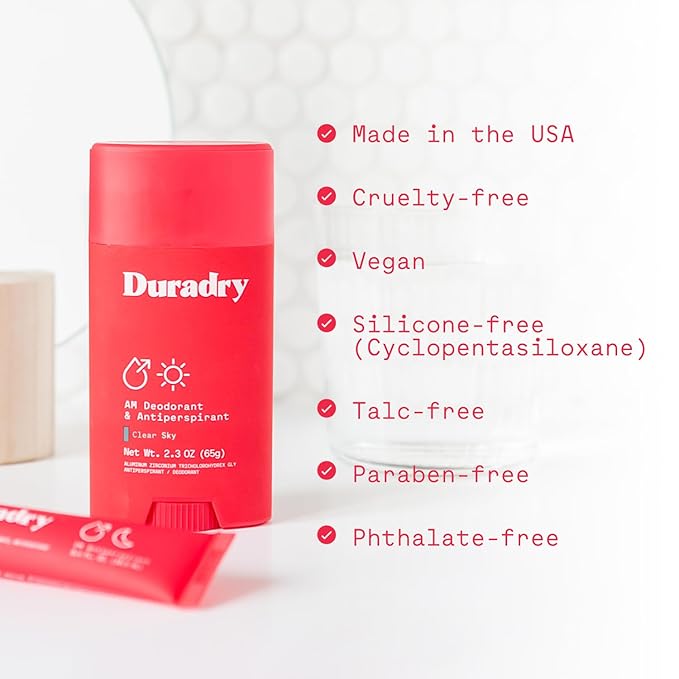 Clinical-Strength Antiperspirant Deodorant for Women and Men - Clean formula with Natural Ingredients, Odor, and Excessive Sweat protection for Armpits - Sweatwater + Sea Salt/Cool Citrus + Cedar
