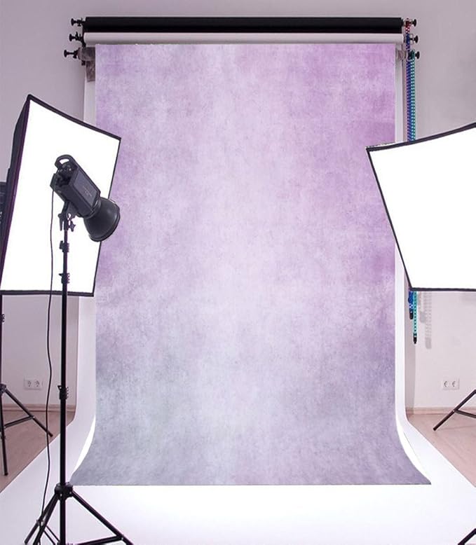 Laeacco 5x7FT Solid Color Backdrop Abstract Light Pure Color Photography Background Dreamlike Scene Newborn Baby Shower Bi...