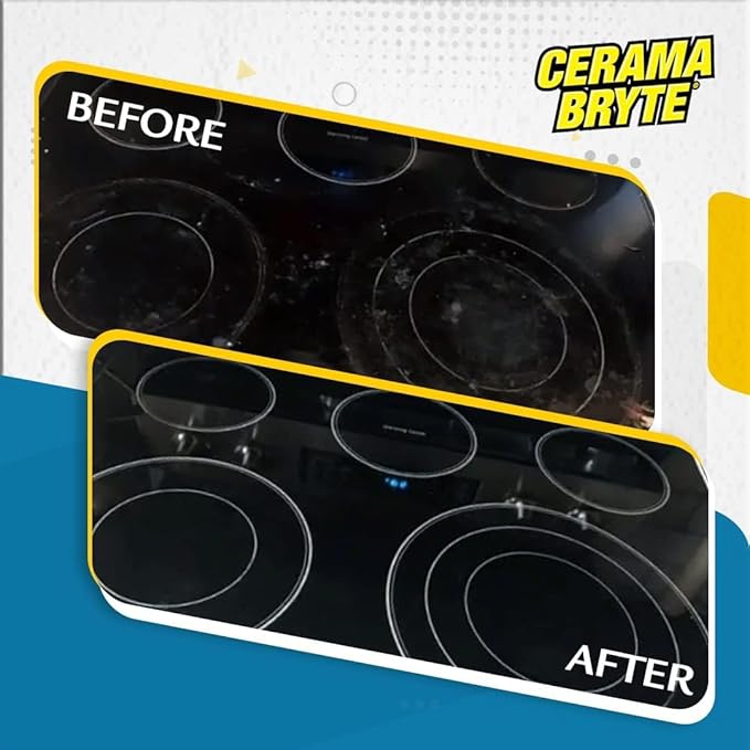Cerama Bryte Cook Top Cleaner 18 oz 2-Pack & 16 oz Stainless Steel 2-Pack