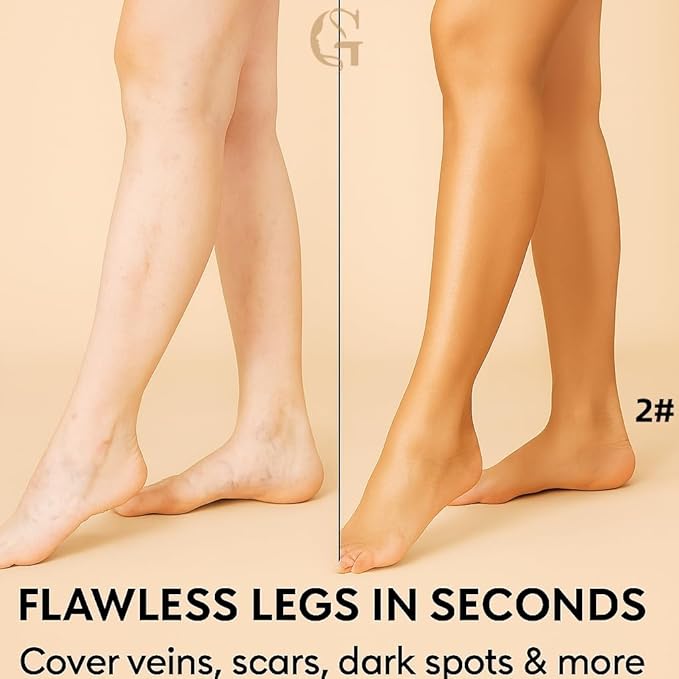 Waterproof Body Concealer – Tattoo, Scar & Vein Cover Up | No-Transfer Leg Makeup & Body Foundation for Flawless Skin, Long-Lasting Coverage for All Skin Tones – 100ml (BRONZE)