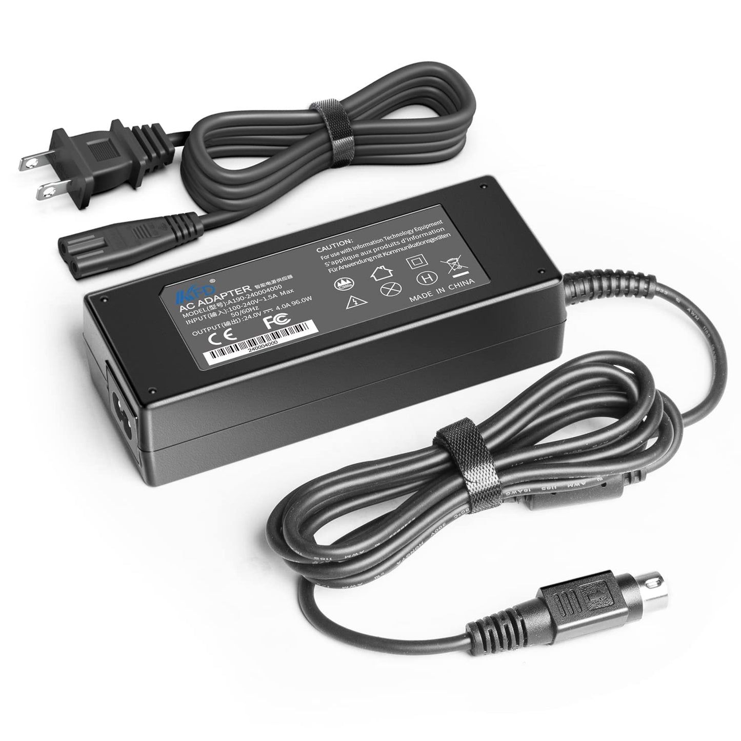 KFD 24V 90W AC Adapter Compatible with Resmed S9 Power Cord ResMed S9 Series CPAP and BiPAP Machines ResMed S9 Elite/Escapte Auto/Escape/AutoSet VPAP S BiLevel Series ResMed S9 Power Supply Charger