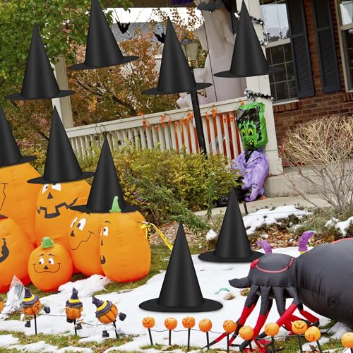 Helimoto Halloween Hanging Witch Hats & Costume Accessories, 328 FT Nylon Cord Wizard Hats, Indoor Outdoor Decorations for...