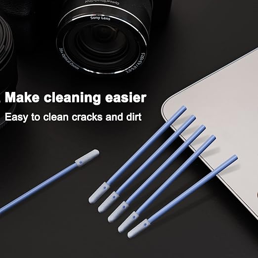 Wellgler's Foam Tip Cleaning Swabs,Cleaning Kits,for Electronics、Gun Cleaning，Effective Cleaning for Thin Groove Space（500pcs