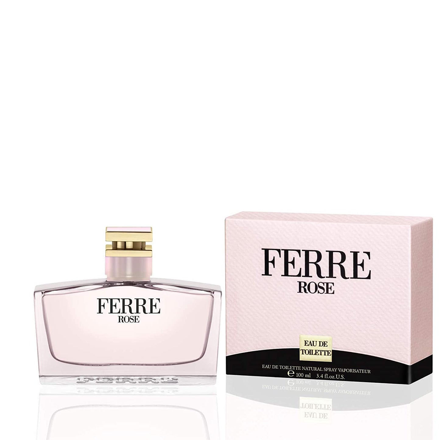 Ferre Rose by Gianfranco Ferre For Women. Eau De Toilette Spray 3.4-Ounces