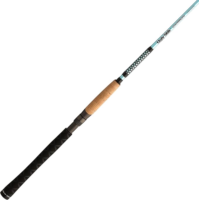 Ugly Stik Carbon Inshore Spinning Rod, Durable and Balanced Fishing Rod, 24-Ton Graphite Blank, Solid Graphite Tip for Inc...