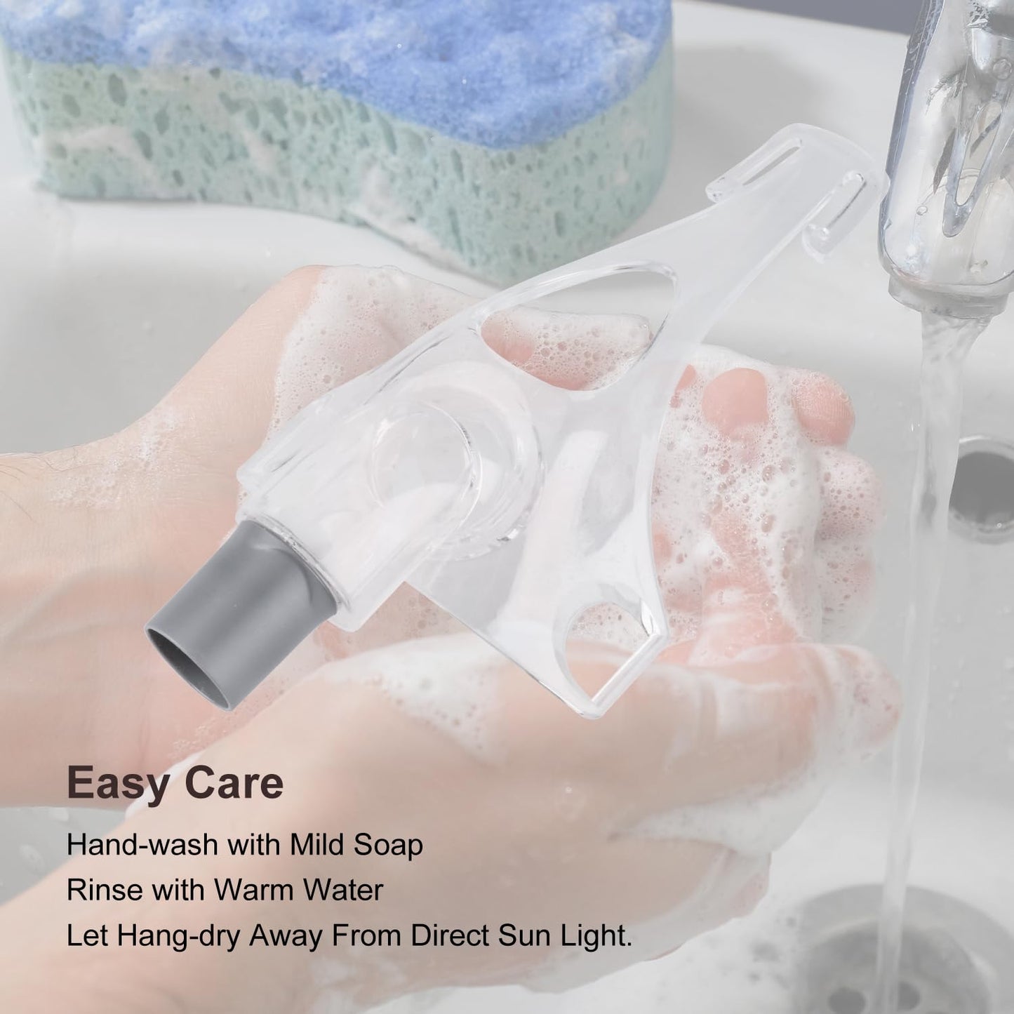 Holdly Easy Clip Frame and Elbow Only Replacement Kit for F&P Simplus Small, Medium, Large, Replace Simplus,Quick Release Design,360° Ball-and-Socket Rotation Elbow