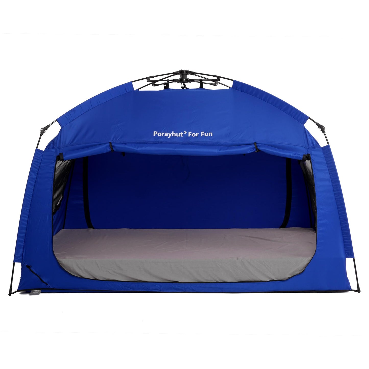 Indoor Instant Privacy Bed Tent for Sleeping,Quick Set-up Bed Canopies,Portable Bed Drapes with Large Space and 3 Doors (Blue, Full)