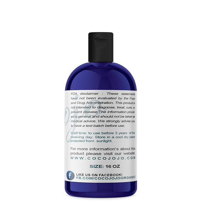 Grapeseed Oil Pure Natural Organically Sourced Grape Seed Cold Pressed 16 or 32 oz Hair Face Skin Massage Moisturizing (16 oz)