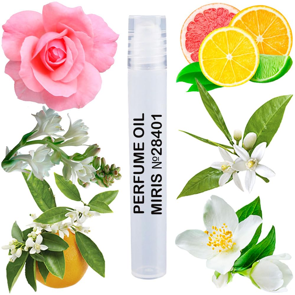 MIRIS No. 28401, Inspired by Fleurs d'Oranger, Long-Lasting Unisex Perfume Oil for Women & Men Roll-On, Rollerball 0.34 Fl Oz / 10 ml