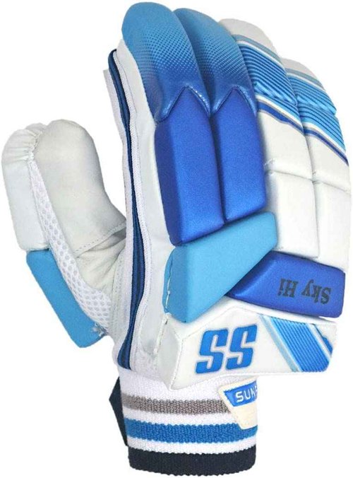 Sareen Sports SS Sky Hi Cricket Batting Gloves Mens Right Hand and Left Hand Batting Glove (Men Right Hand)