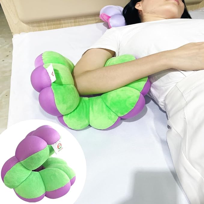 AUSTYLCO Anti Bedsore Cushion,Broken Elbow Elevation Pillow,Donut Pillow for Hand and Foot Pressure Relief,Elbow,Ankle,Leg,Hip Support Pad Green