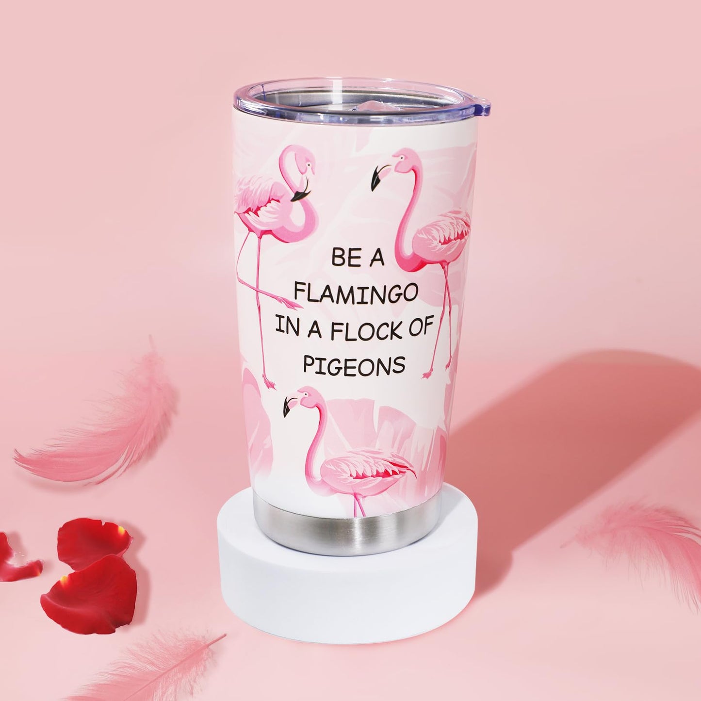 Flamingo Gifts Set for Women, Birthday Gifts Set for Women, Flamingo Gifts for Girls, Flamingo Gifts for Women Unique Flamingo Stuff for Friends/Teacher/Girlfriend with Tumbler Cup