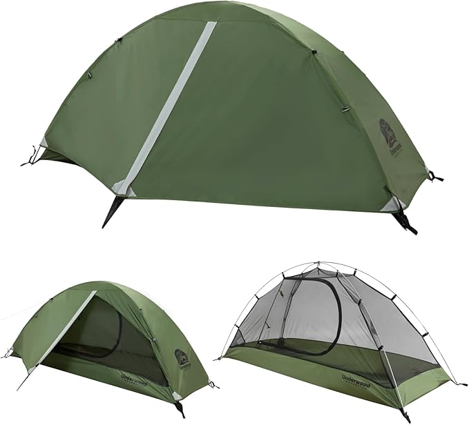1/2 Person Backpacking Tent for Camping - Ultralight & Waterproof Outdoor Camping Tent, Easy Set Up Compact Tent for 3 Sea...