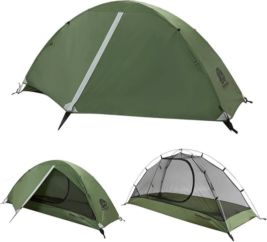 1/2 Person Backpacking Tent for Camping - Ultralight & Waterproof Outdoor Camping Tent, Easy Set Up Compact Tent for 3 Sea...