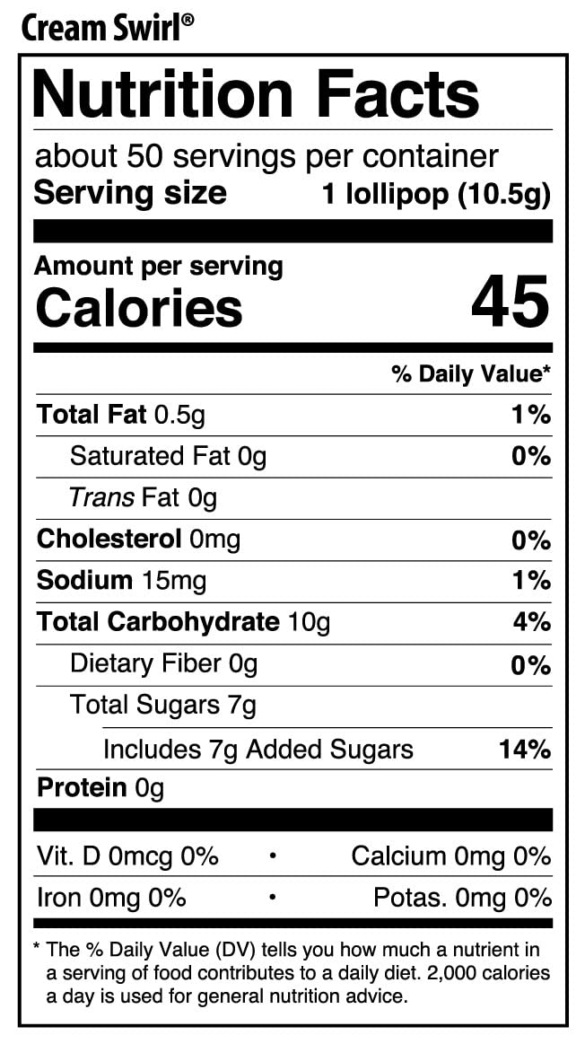 Original Gourmet Change Maker Mini Cream Swirl and Original Lollipops, 100 Count (Pack of 1), 0.02 pounds