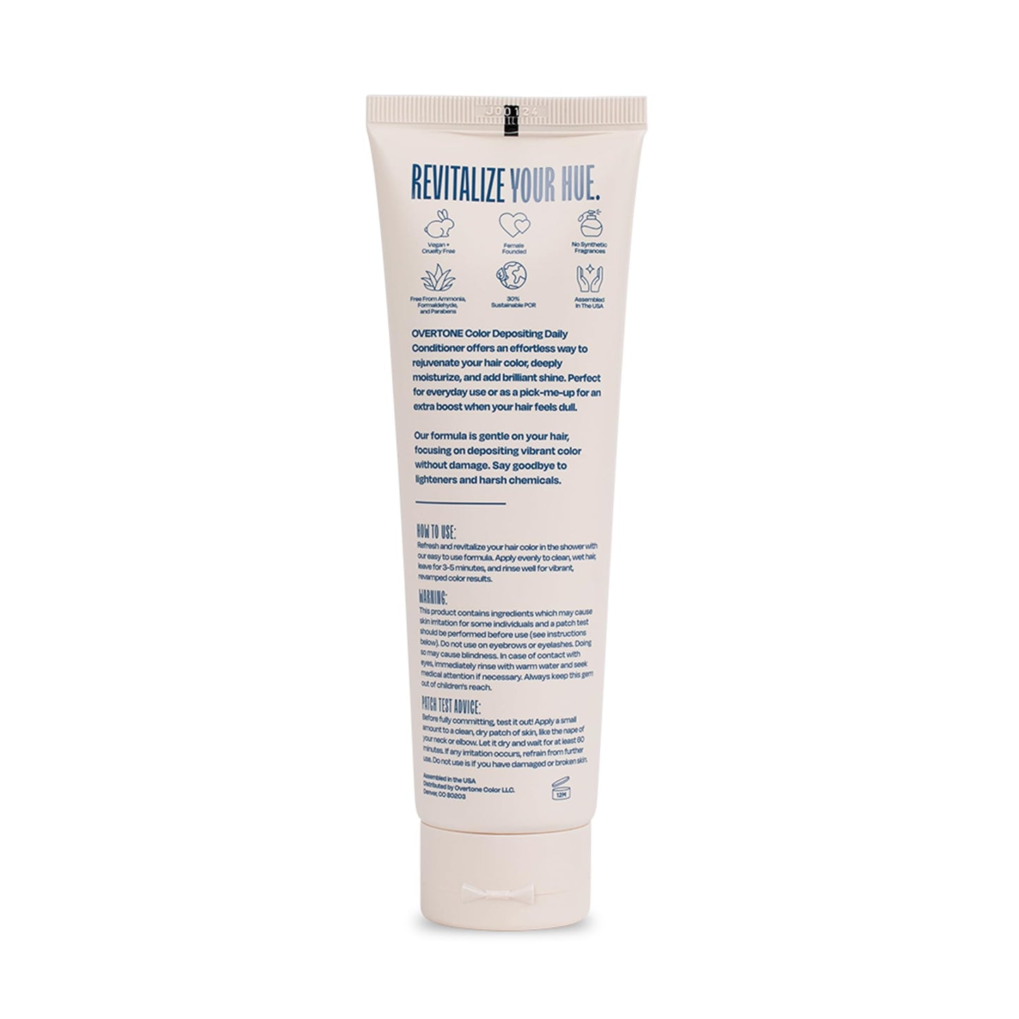 Overtone Daily Color Depositing Conditioner - 4.5 oz Temporary Coloring Conditioner w/Shea Butter & Coconut Oil - Refresh Color