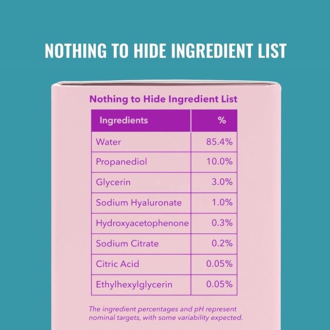 Good Molecules Hyaluronic Acid Serum Pack 3 – 30 ml Each | 1% Hyaluronic Acid, Non-Greasy Ultra Hydrating Serum, Facial Moisturizer for Plumper Skin, Skin Care for Face