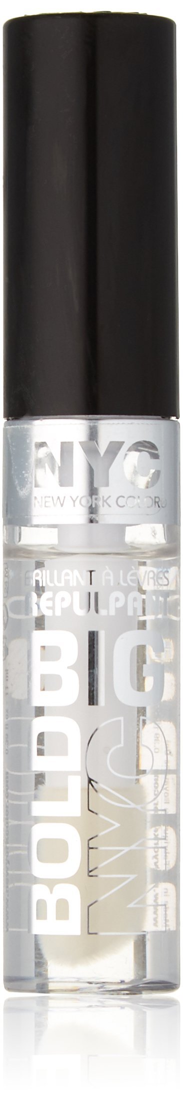 N.Y.C. New York Color Big Bold Plumping and Shine Lip Gloss, Big Is Beautiful, 0.39 Fluid Ounce