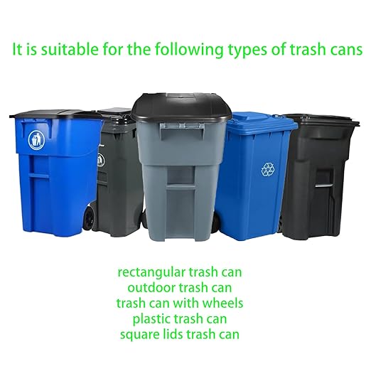 Trash-Can Lock for Animals: Garbage Can Lid Locks for Raccoon,Bear and Dog - 4 Pack
