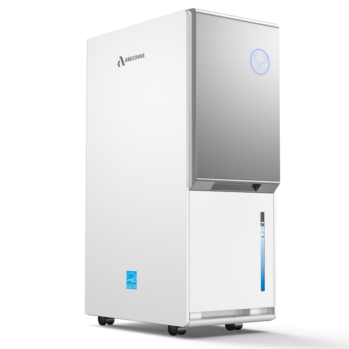 5000 Sq.Ft Energy Star Most Efficient 2026 Dehumidifier, Arecovas Max 80 Pint/Day Dehumidifier for Basement with Drain Hose, Intelligent Humidity Control for Home Bathroom Garage Bedroom