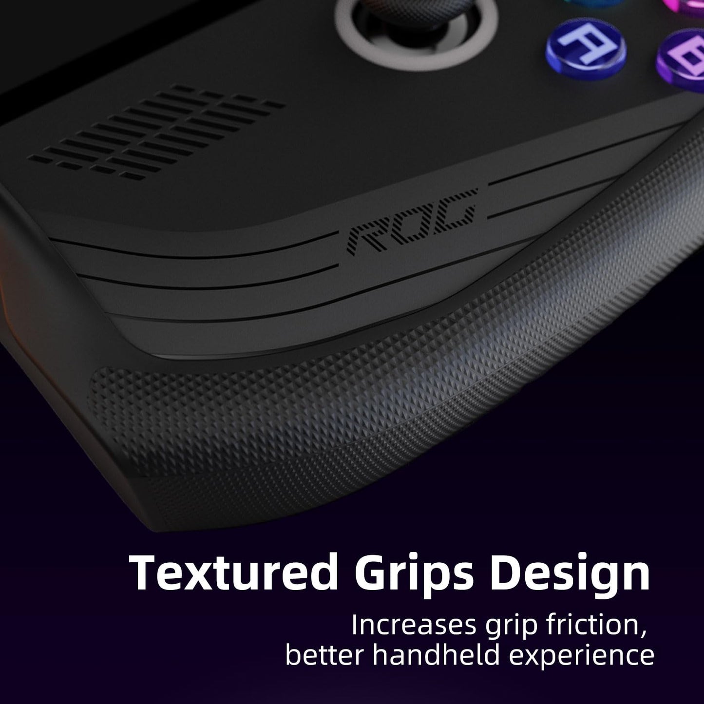Skull & Co. Gripcase For Rog Ally X: A Soft Protective Case With Textured Grips Full Protection And Stand, Shock-Absorption Non-