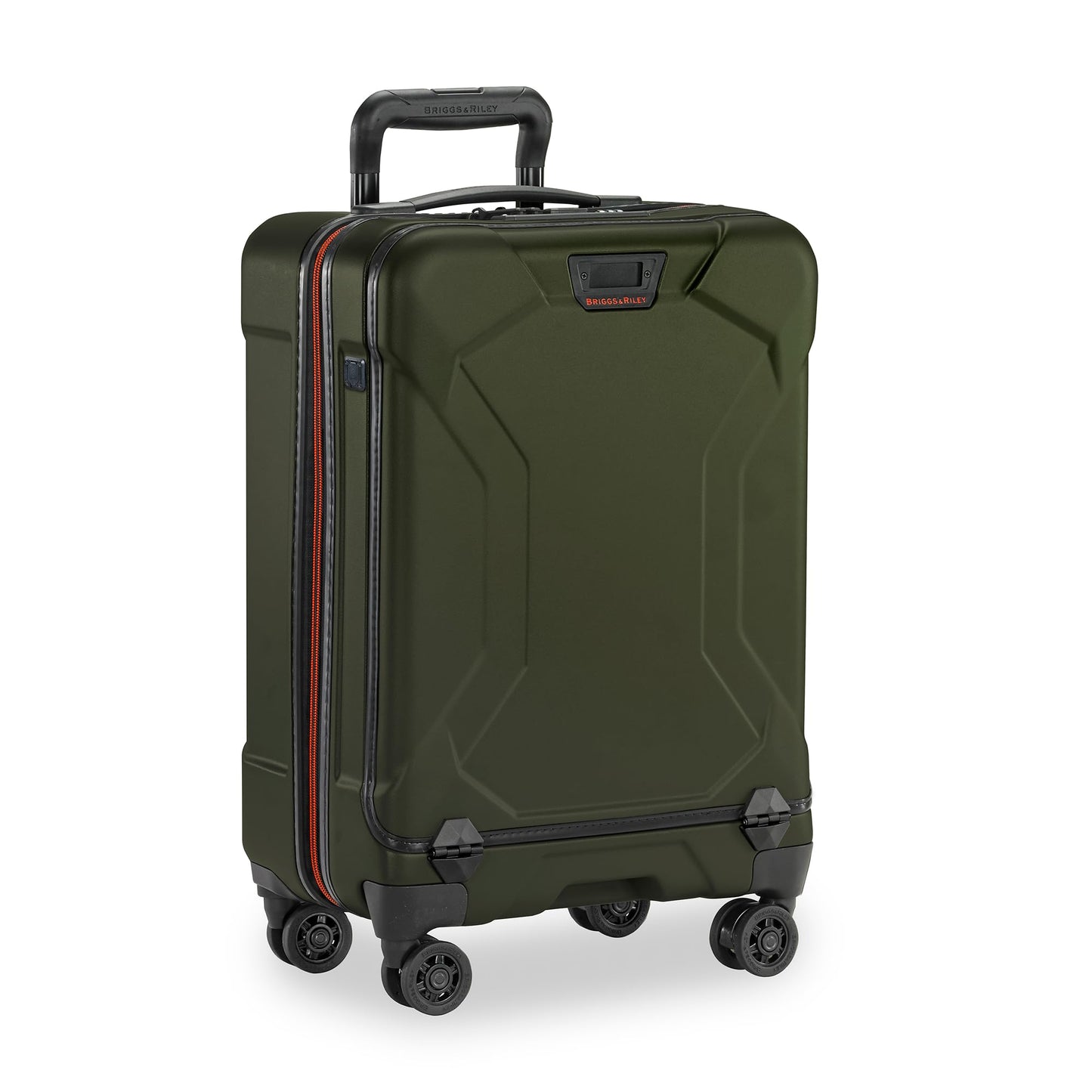 Briggs & Riley International 21" Carry On Spinner - Luggage for Travel, Suitcases with Wheels, Hardside Rolling Bag for Men & Women, Self-Repairing Zipper - Torq Collection, Hunter Green