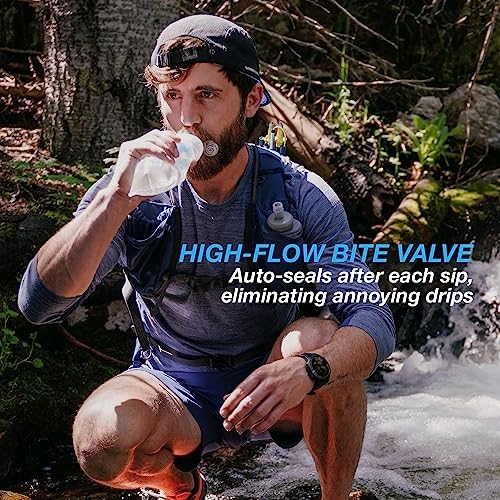 Ultimate Direction Body Bottle (450mL or 500mL) Collapsible Soft Flask Water Bottle for Hydration Vests, Running Packs or ...