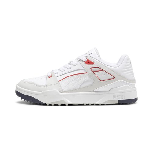 pumagolf Slipstream G Golf Shoe, Puma White-DEEP Navy, 15