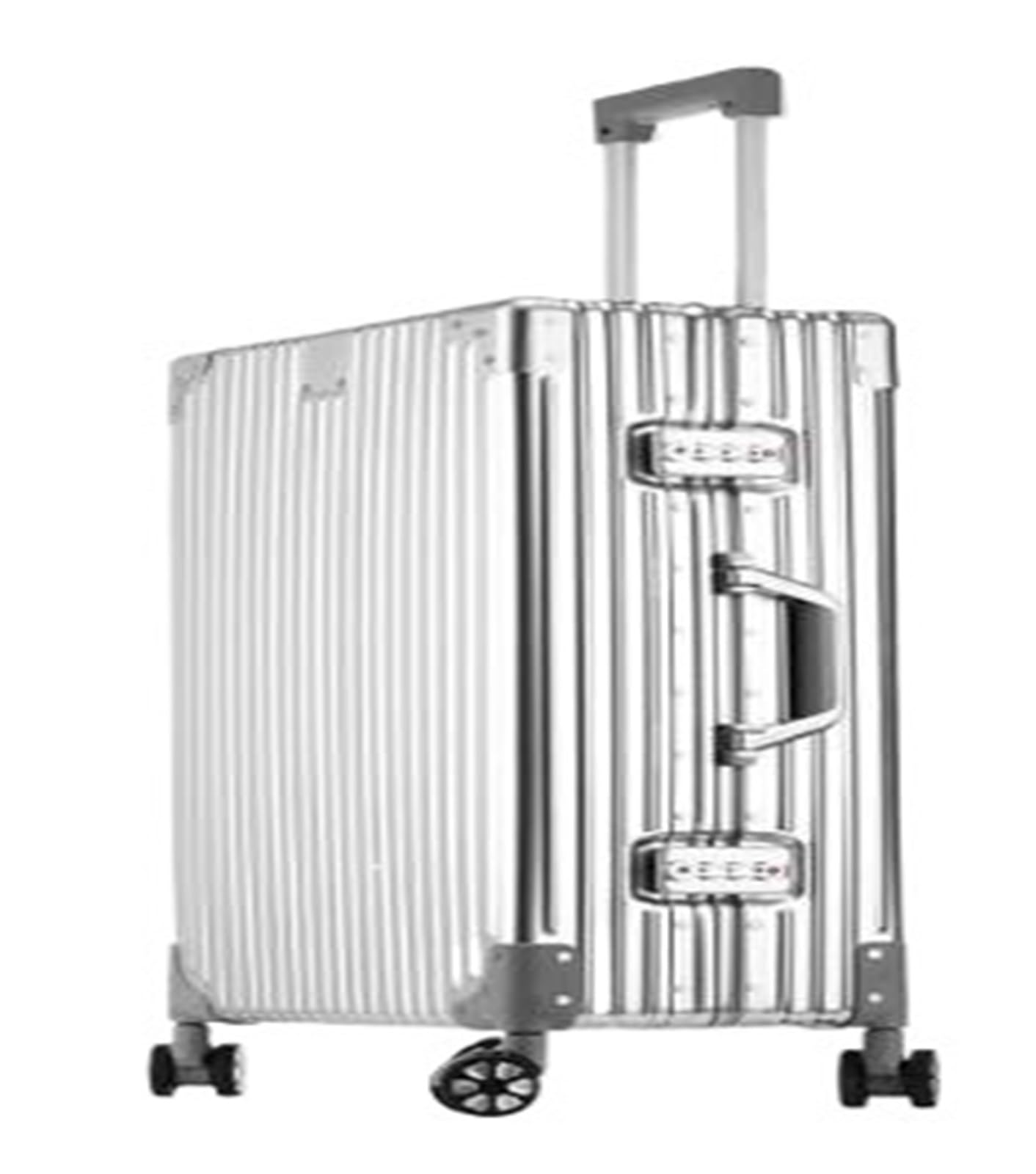 MUdson Trunk Aluminum Travel Case Cabin 20" Check in 29" Luggage Bag Trolley Suitcase with Wheels Durable (Color : 1805-01, Size : 20 inch Cabin)