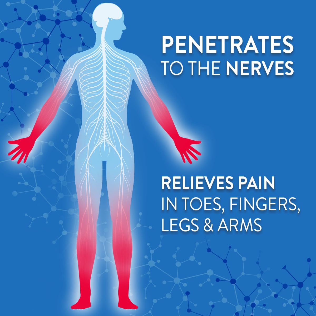 Nervive Pain Relieving Roll On, Lidocaine Roll On, Nervive Pain Relief, Lidocaine Topical, Foot Pain, Leg Pain, Hand Pain, Max Strength Formula, 4.6oz