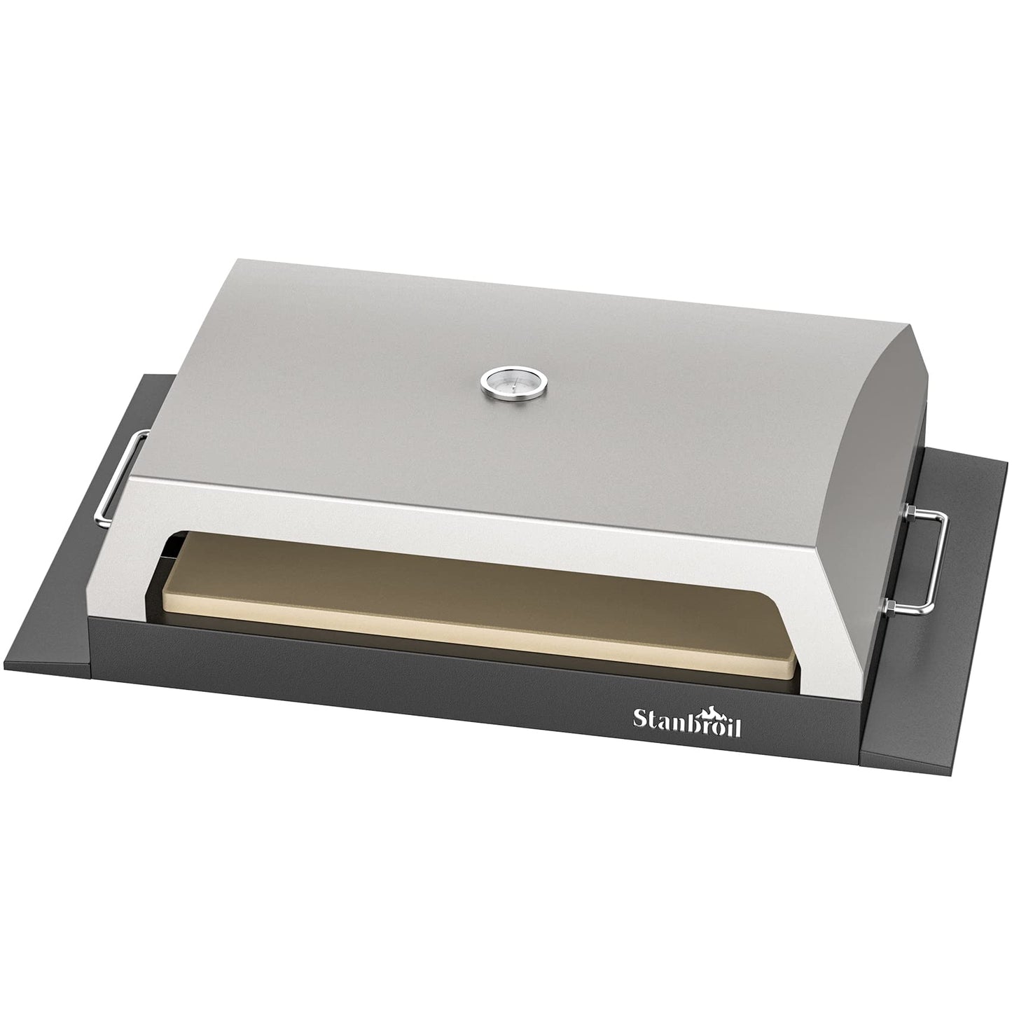 Stanbroil Outdoor Pizza Oven for Blackstone 22" 28" 36" Flat Top Gas Grill, with 19" x 15" Pizza Stone