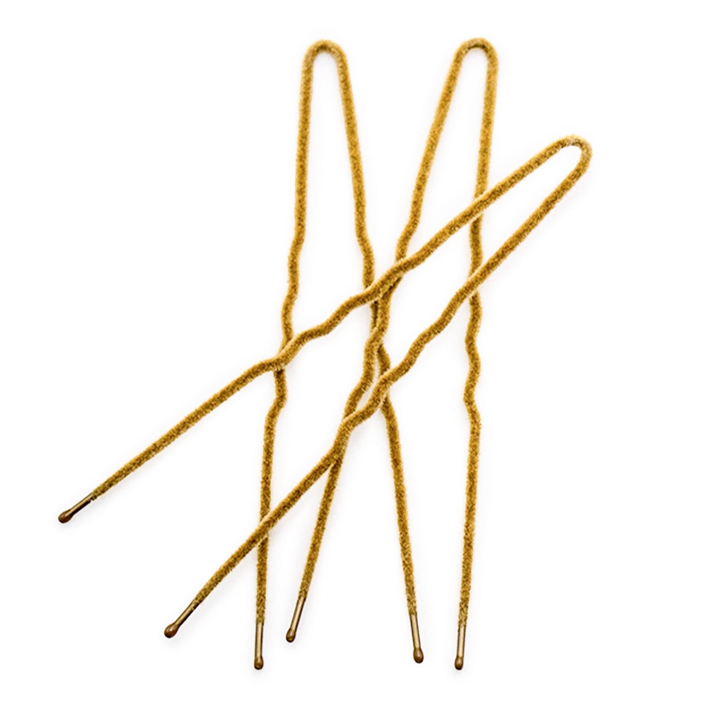 Frenchies French Twist Hair Pin, Ultra Flocked Extra Soft French Hair Pins for Women, Wedding, Updo Extensions, or Wig, 100 Coun