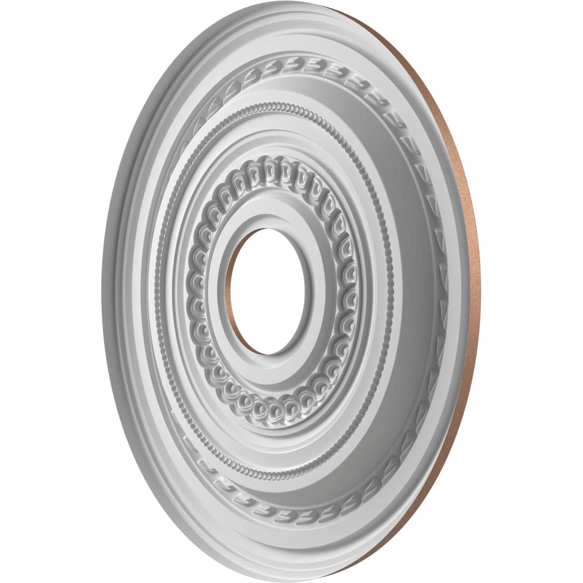 Ekena Millwork 16Od X 3 1/2Id X 1P Cole Thermoformed Pvc Ceiling Medallion (Fits Canopies Up To 4 1/2), Aged Copper