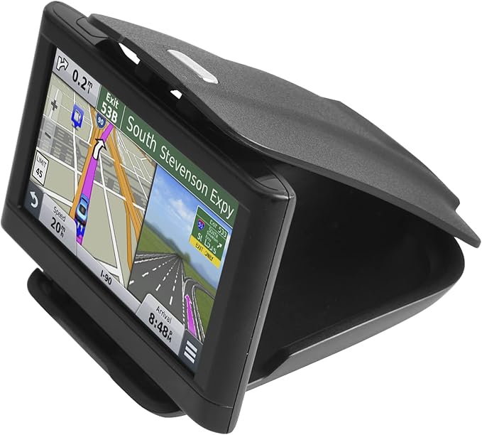 GPS Dash Mount [Matte Black Dock] for Garmin Nuvi Drive Dezl Drivesmart, Tomtom, Magellan Roadmate, Rand McNally, Navman, ...
