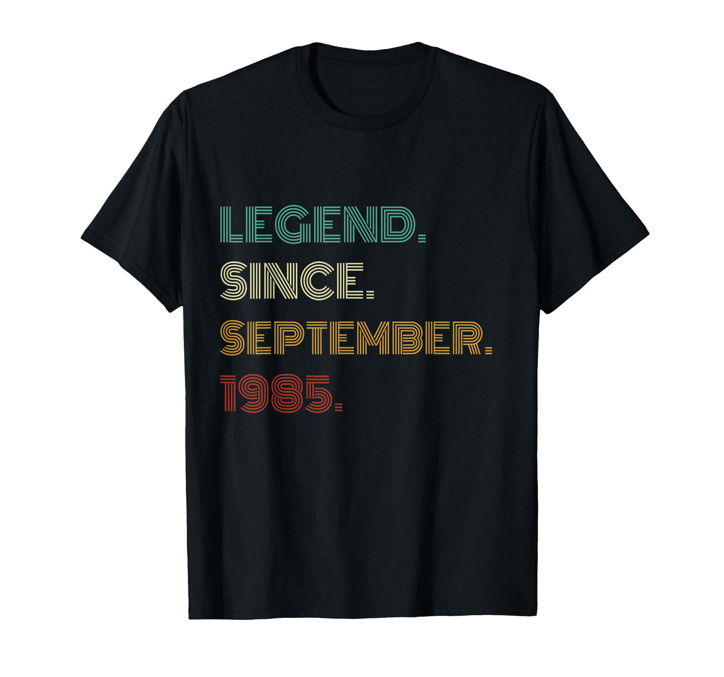 40 Years Old Legend Since September 1985 40th Birthday T-Shirt