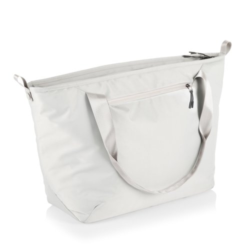 PICNIC TIME NCAA USC Trojans Tarana Cooler Bag Tote Made with Recycled Materials, Soft Cooler Tote Bag, Upcycled Picnic Cooler, (Halo Gray)