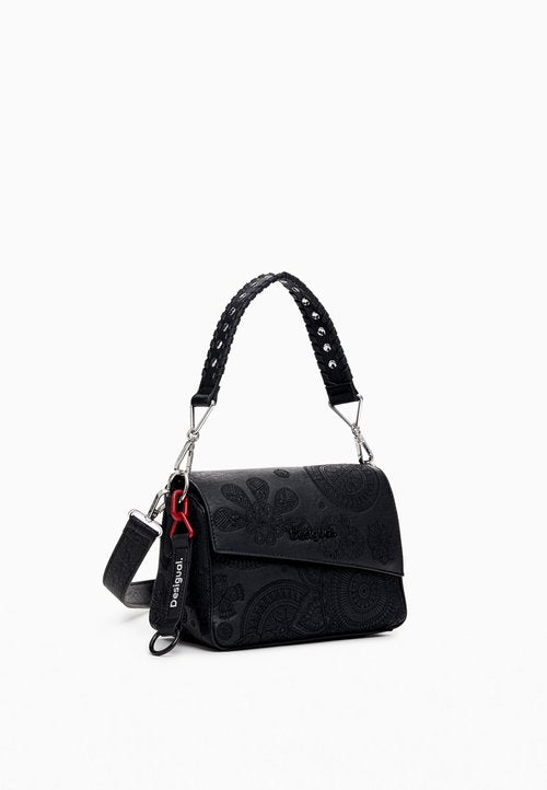 Desigual M Bag With Embroidered Flowers