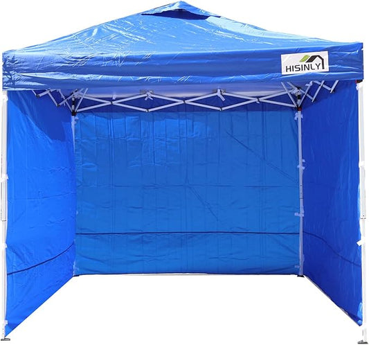 8x8 Pop Up Canopy Tent, Waterproof 210D Oxford, 3 Removable Sidewalls, Vented Roof, Wind-Resistant Steel Frame, UPF 50+, W...