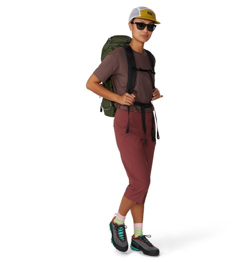 Mountain Hardwear Women's Dynama/2 Capri, Pluot, X-Small x Regular
