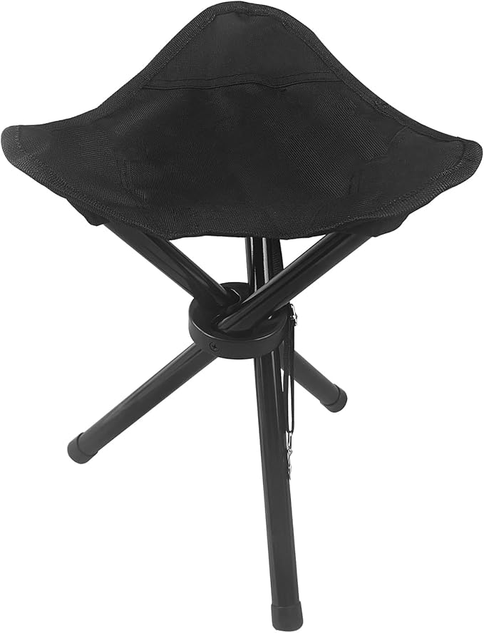 KKONHII Travel Folding Camping Stool, Outdoor Tripod Seat, Folding Camping Chairs,Fishing Chair for Camping Party Mountain...