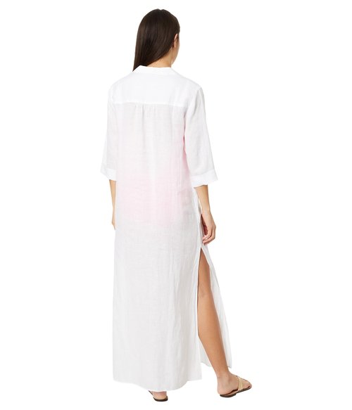 Lilly Pulitzer Women's Natalie Maxi Coverup, Resort White XS