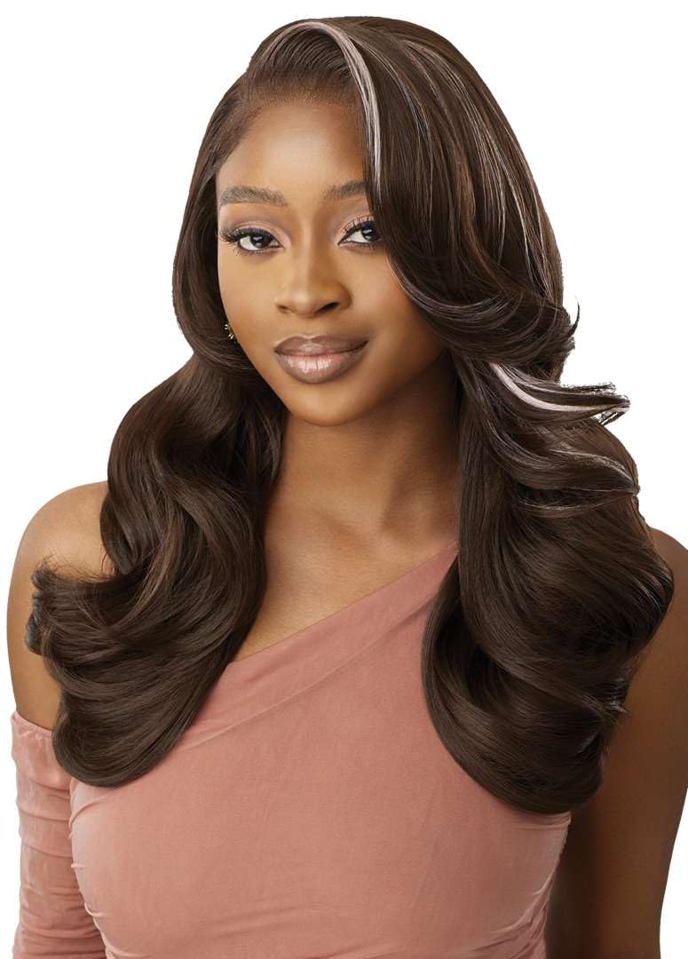 Outre Lace Front Wig - Perfect Hair Line 13X6 - Kihara (DR CHESTNUT DIP)