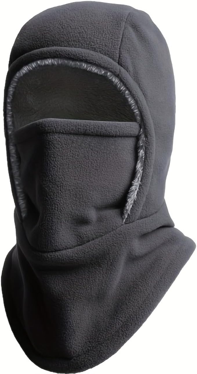 Unisex Windproof & Warm Balaclava, 3 in 1 Thickened Winter Hood Full Cover
