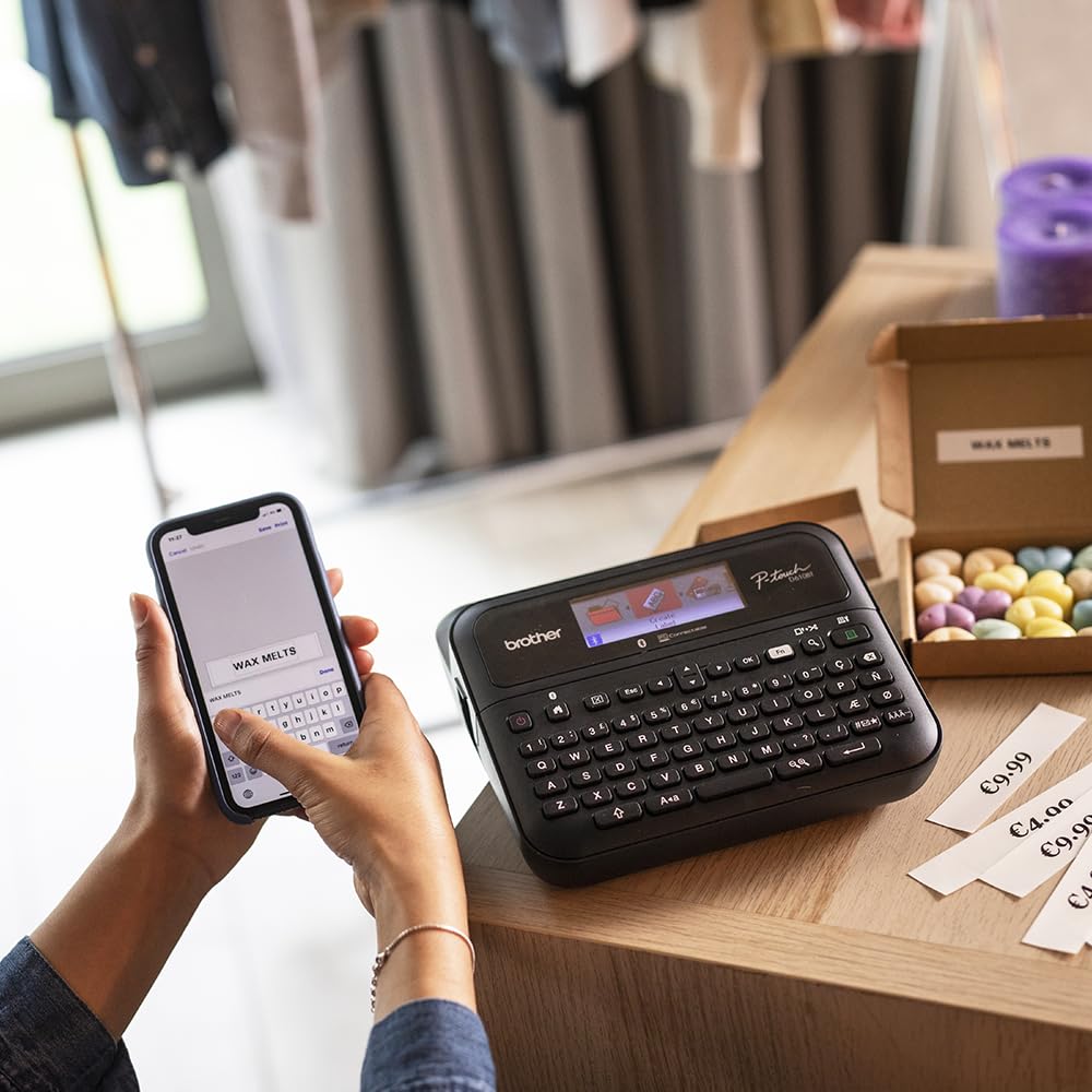 Brother® P-touch PT-D610BT Business Professional Connected Label Maker With Bluetooth®