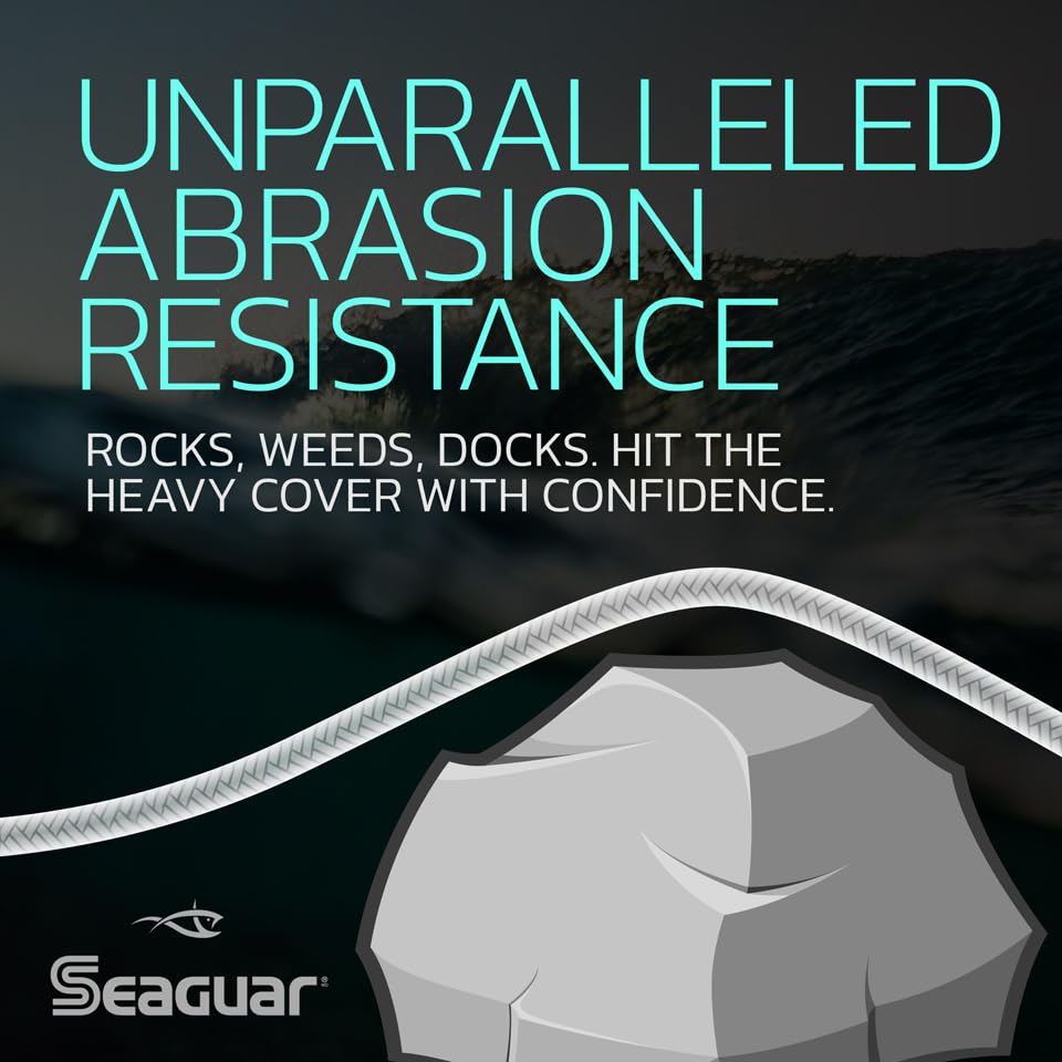 Seaguar IceX 100% Fluorocarbon Fishing Line, Abrasion Resistance, Made for Hard Water