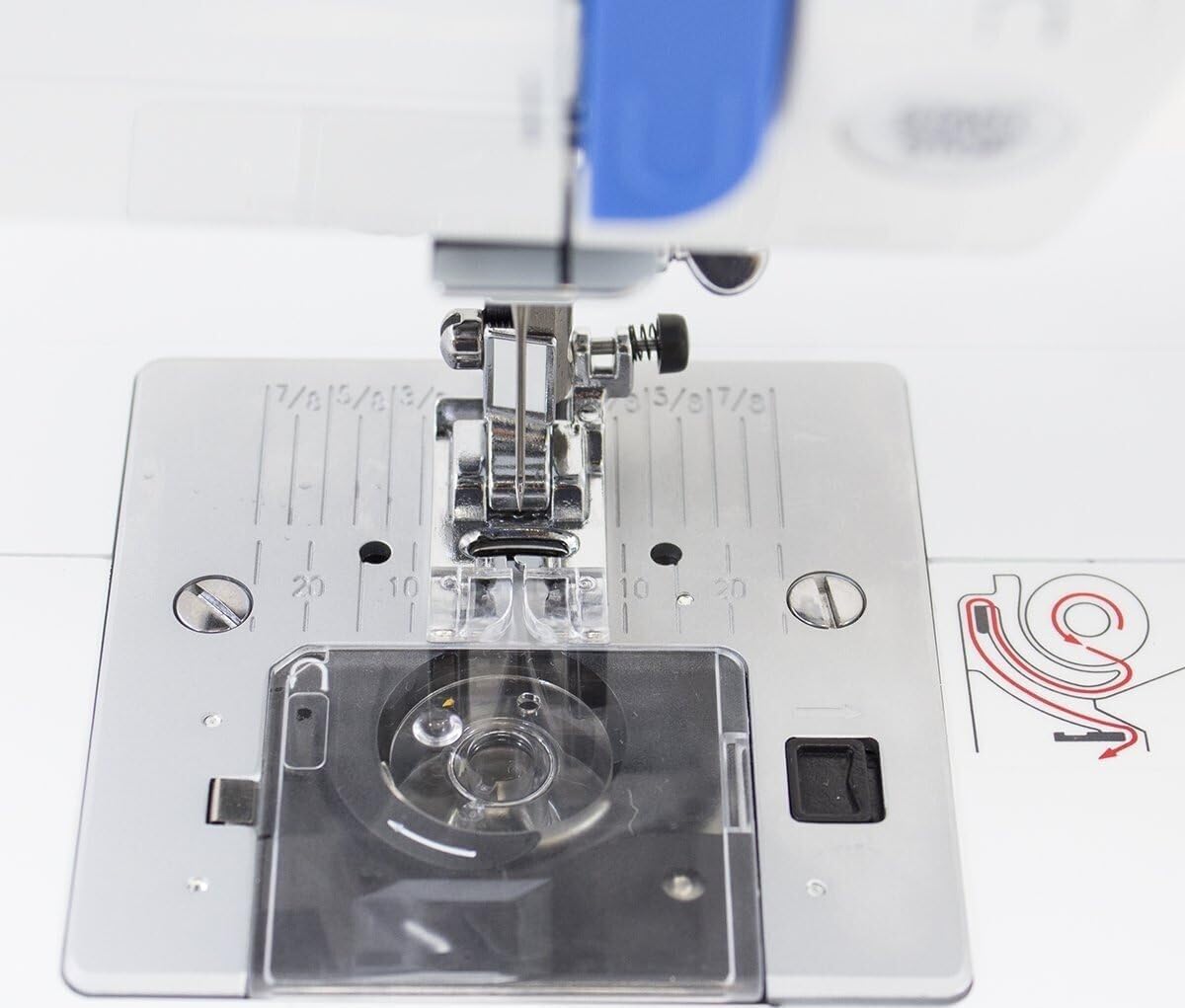 Juki HZL-80HP Sewing Machine with Automatic Needle Threader and Automatic One Step Buttonholing, Comes with a Hard-Shell Carrying Case
