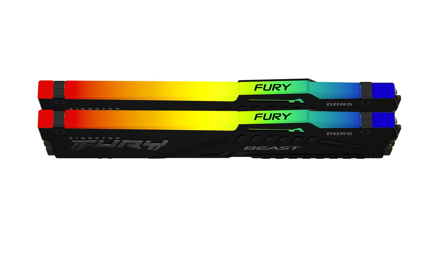 Kingston Fury Beast 64Gb (2X32Gb) 6000Mt/S Ddr5 Cl36 Rgb Desktop Memory Kit Of 2 | Infrared Syncing | Amd Expo | Plug N Play | K
