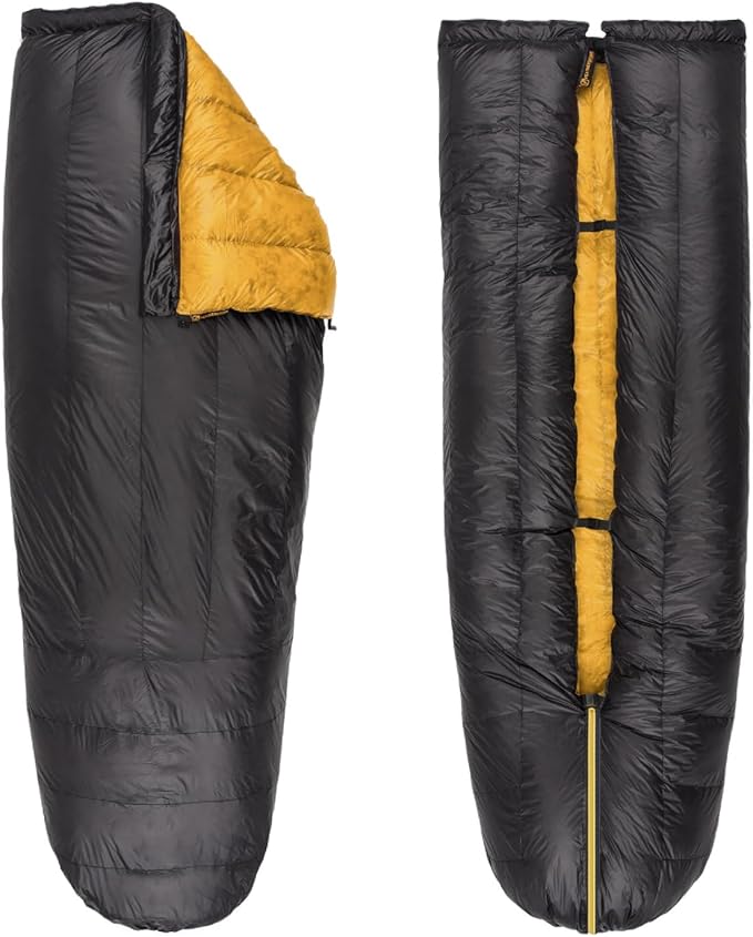 Featherstone Moondance 25 850 Fill Power Down Top Quilt Mummy Sleeping Bag Alternative for Ultralight Backpacking Camping ...