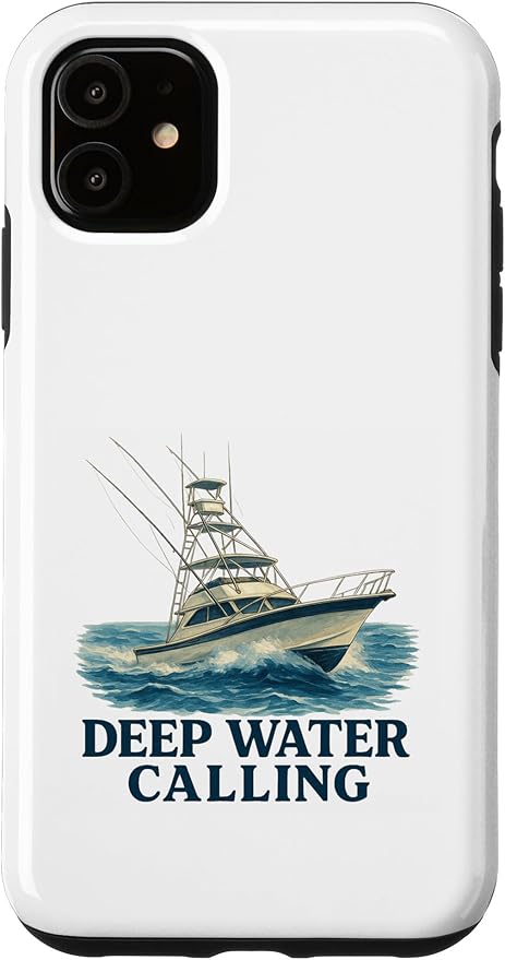 Deep Water Fishing Adventure Scene Case for iPhone 11