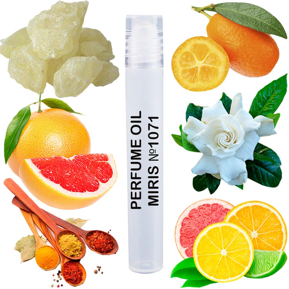 MIRIS No. 1071, Inspired by Soleil de Capri, Long-Lasting Unisex Perfume Oil for Women & Men Roll-On, Rollerball 0.34 Fl Oz / 10 ml
